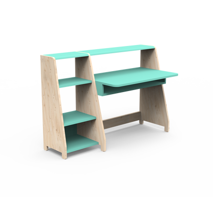 Mathy By Bols Asymetry Kids Small Evolving Desk with Shelf