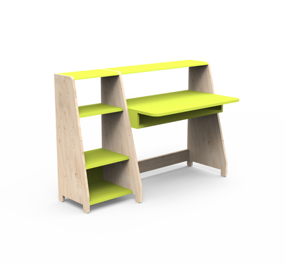 Mathy By Bols Asymetry Kids Small Evolving Desk with Shelf