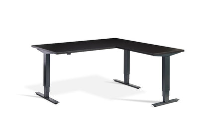 Lavoro Design Advance Corner Adjustable Desk, Solid Top