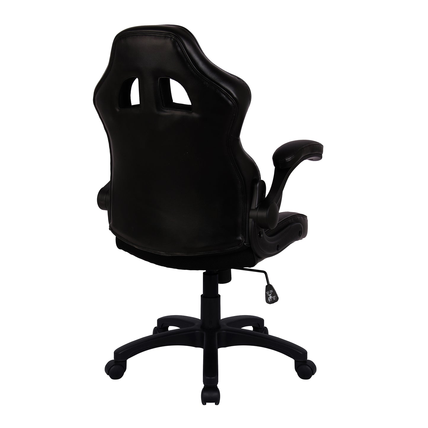 Nautilus Designs Predator Executive Ergonomic Gaming Style Office Chair with Folding Arms, Integral Headrest and Lumbar Support