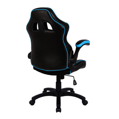 Nautilus Designs Predator Executive Ergonomic Gaming Style Office Chair with Folding Arms, Integral Headrest and Lumbar Support