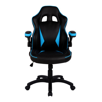 Nautilus Designs Predator Executive Ergonomic Gaming Style Office Chair with Folding Arms, Integral Headrest and Lumbar Support