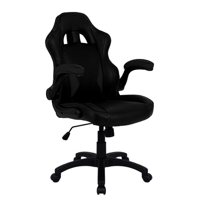 Nautilus Designs Predator Executive Ergonomic Gaming Style Office Chair with Folding Arms, Integral Headrest and Lumbar Support