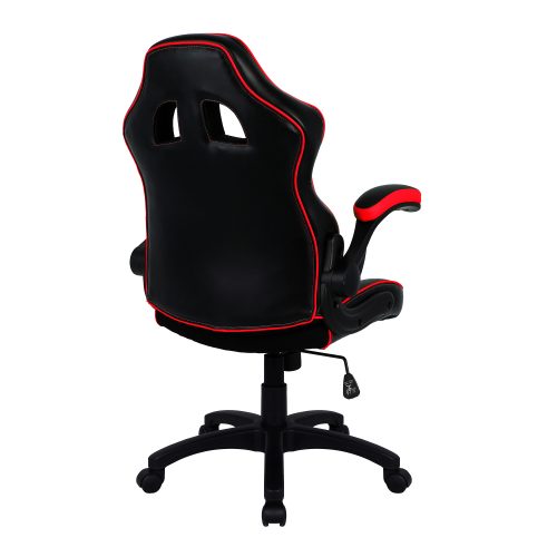 Nautilus Designs Predator Executive Ergonomic Gaming Style Office Chair with Folding Arms, Integral Headrest and Lumbar Support