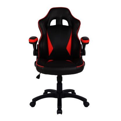 Nautilus Designs Predator Executive Ergonomic Gaming Style Office Chair with Folding Arms, Integral Headrest and Lumbar Support