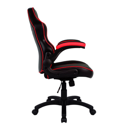 Nautilus Designs Predator Executive Ergonomic Gaming Style Office Chair with Folding Arms, Integral Headrest and Lumbar Support