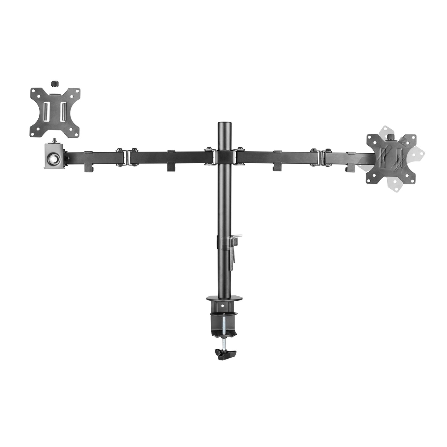 ProperAV Desk Monitor Mount 17" - 32" Dual Swing Arm VESA Max 100x100