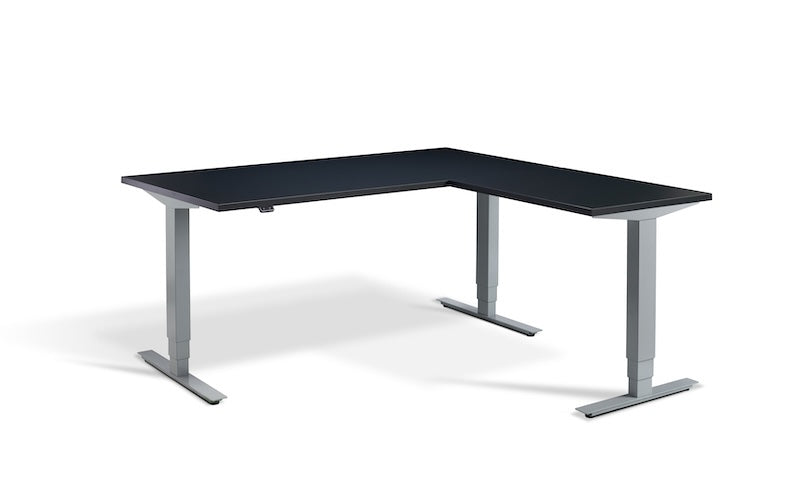 Lavoro Design Advance Corner Adjustable Desk, Solid Top