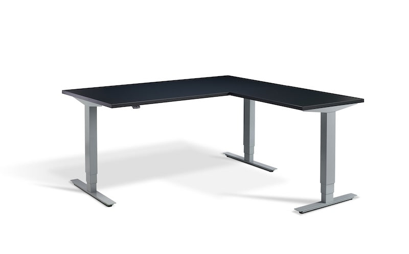Lavoro Design Advance Corner Adjustable Desk, Solid Top