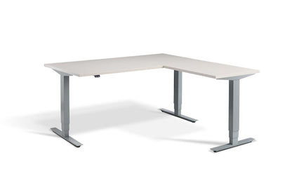 Lavoro Design Advance Corner Adjustable Desk, Solid Top