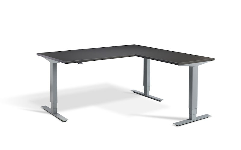 Lavoro Design Advance Corner Adjustable Desk, Solid Top