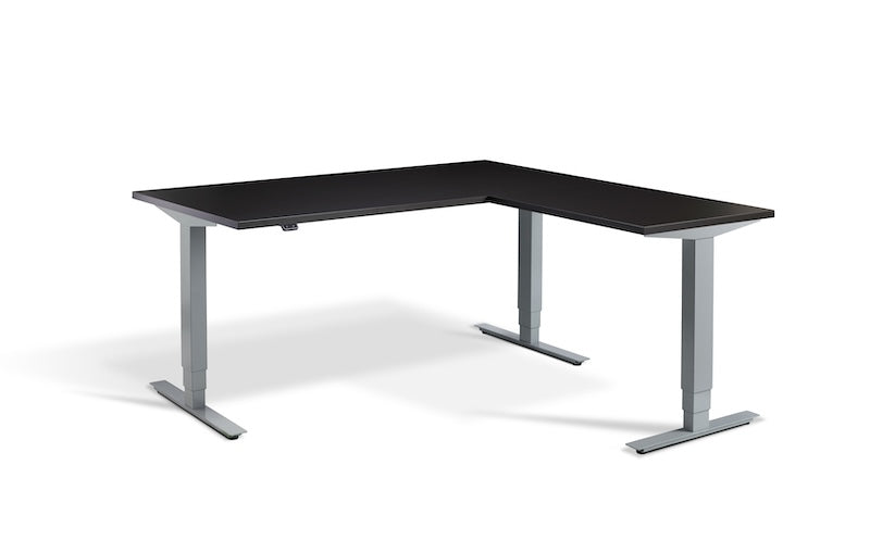 Lavoro Design Advance Corner Adjustable Desk, Solid Top