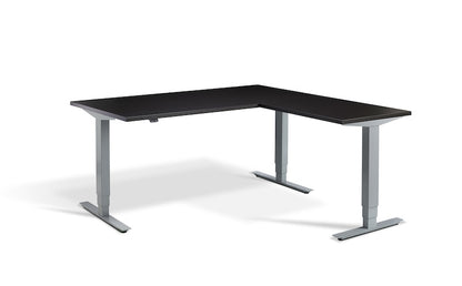 Lavoro Design Advance Corner Adjustable Desk, Solid Top