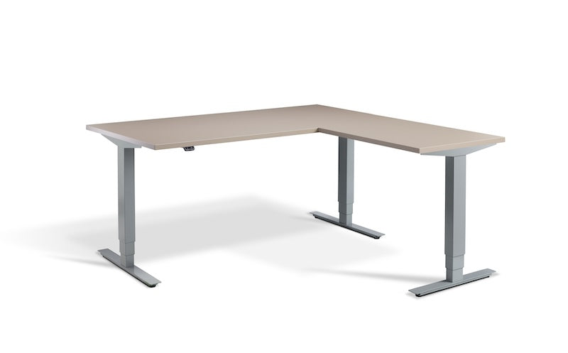 Lavoro Design Advance Corner Adjustable Desk, Solid Top