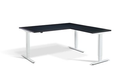 Lavoro Design Advance Corner Adjustable Desk, Solid Top