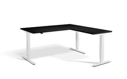 Lavoro Design Advance Corner Adjustable Desk, Solid Top