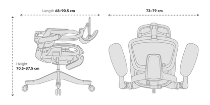 Hinomi H2 Pro Ergonomic Office Chair with Optional Footrest