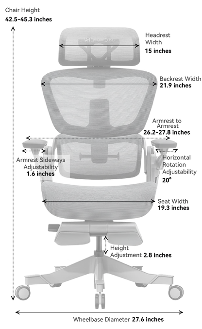 Hinomi H1 Pro V2 Ergonomic Gaming Chair